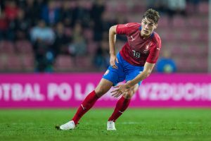 Patrik Schick thi đấu cho đội tuyển Séc