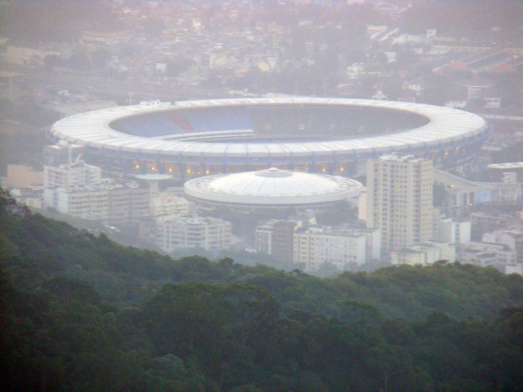 Estádio do Maracanã from mountain, hình minh họa Brazilian Serie A