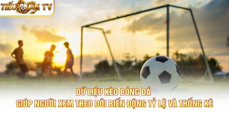 Dữ liệu kèo bóng đá giúp người xem theo dõi biến động tỷ lệ và thống kê