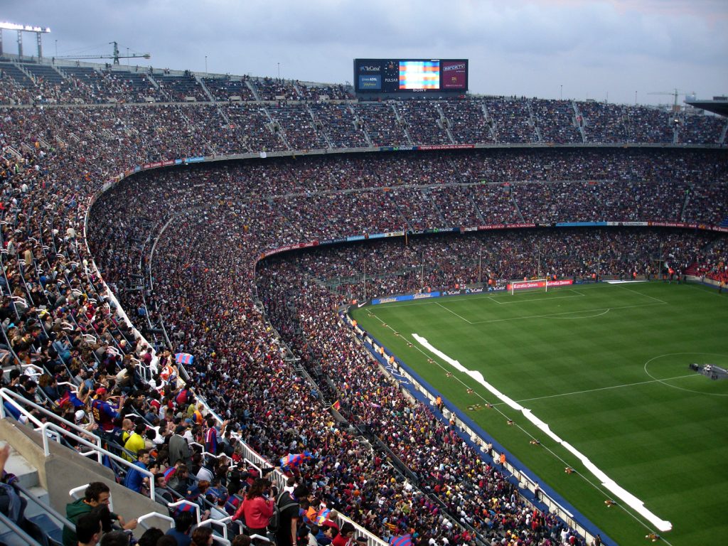 Camp Nou - Interior (2005), hình ảnh sân vận động tại LaLiga