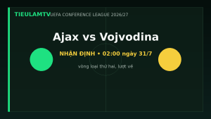 Nhận định Ajax vs Vojvodina - TieulamTV