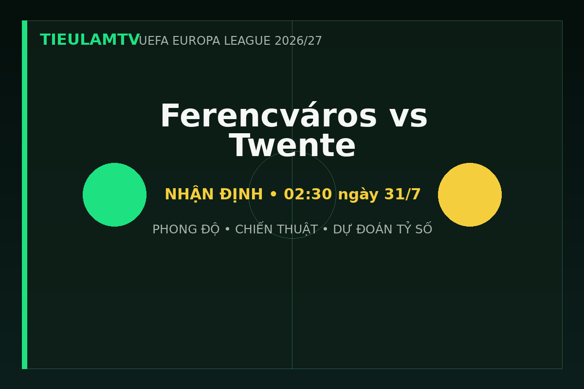 Nhận định Ferencváros vs Twente - TieulamTV