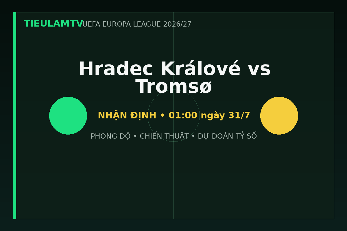 Nhận định Hradec Králové vs Tromsø - TieulamTV