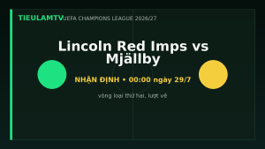 Nhận định Lincoln Red Imps vs Mjällby - TieulamTV