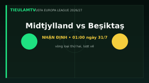 Nhận định Midtjylland vs Beşiktaş - TieulamTV
