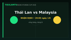 Nhận định Thái Lan vs Malaysia - TieulamTV