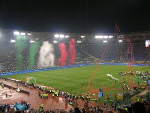 Không khí một trận đấu thuộc Coppa Italia