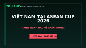 VIỆT NAM TẠI ASEAN CUP 2026 - TieulamTV