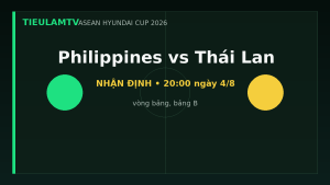 Nhận định Philippines vs Thái Lan