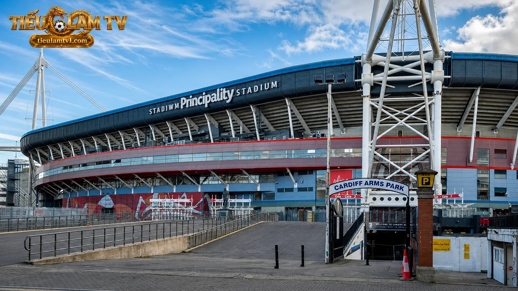 Principality Stadium nơi tổ chức Arsenal vs Manchester City
