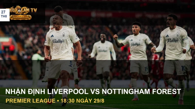 Cầu thủ Liverpool và Nottingham Forest trong ảnh tư liệu trận đấu