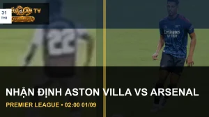 Ảnh cầu thủ hai đội trước trận Aston Villa vs Arsenal