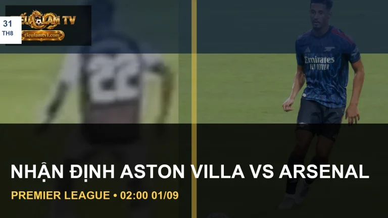 Ảnh cầu thủ hai đội trước trận Aston Villa vs Arsenal