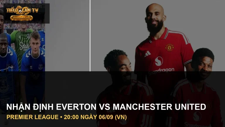 Cầu thủ Everton và Manchester United trong ảnh thực tế trước trận