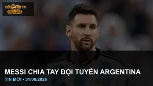 Lionel Messi mặc áo số 10 của đội tuyển Argentina tại World Cup 2022