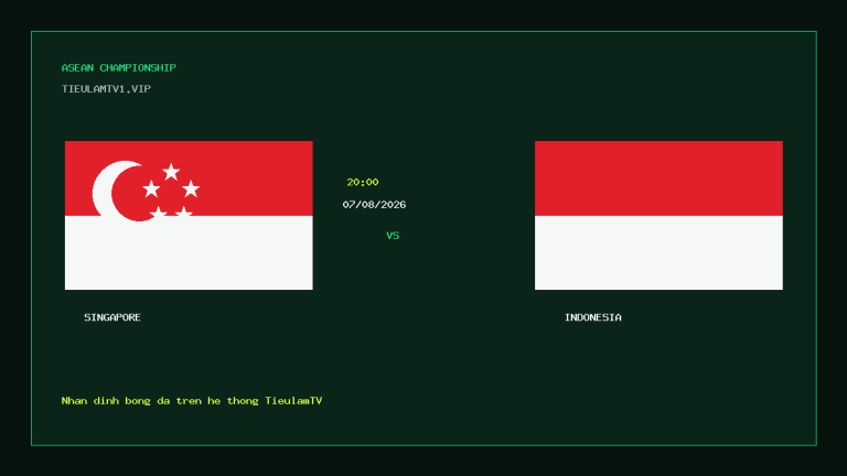 Nhận định Singapore vs Indonesia 20h00 ngày 07/08/2026: vé bán kết - ảnh nhận định bóng đá ASEAN Championship