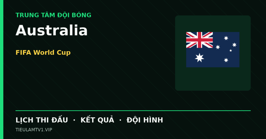 Đồ họa bóng đá Australia tại FIFA World Cup