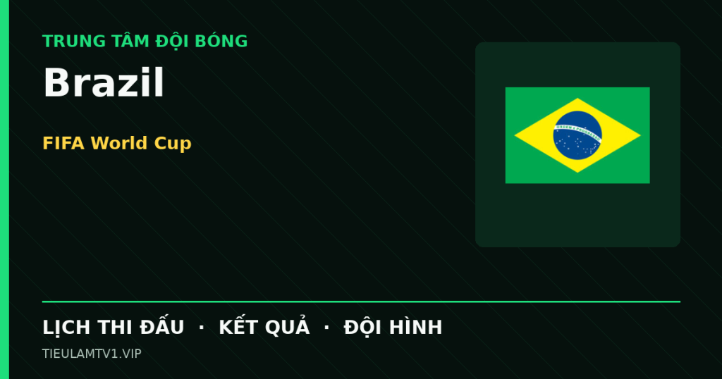 Đồ họa bóng đá Brazil tại FIFA World Cup