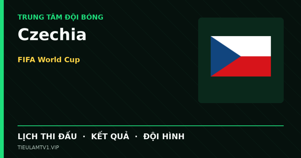 Đồ họa bóng đá Czechia tại FIFA World Cup