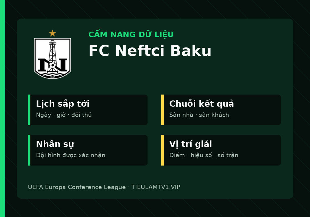 Phân tích phong độ và lối chơi FC Neftci Baku