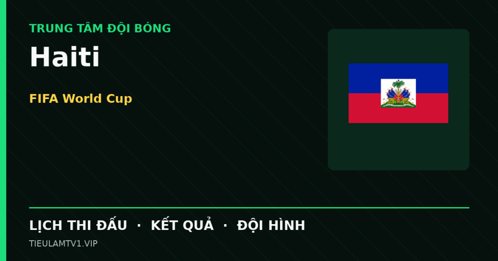 Đồ họa bóng đá Haiti tại FIFA World Cup
