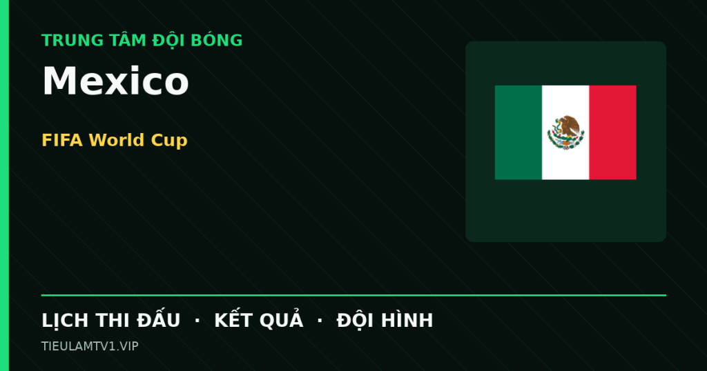 Đồ họa bóng đá Mexico tại FIFA World Cup