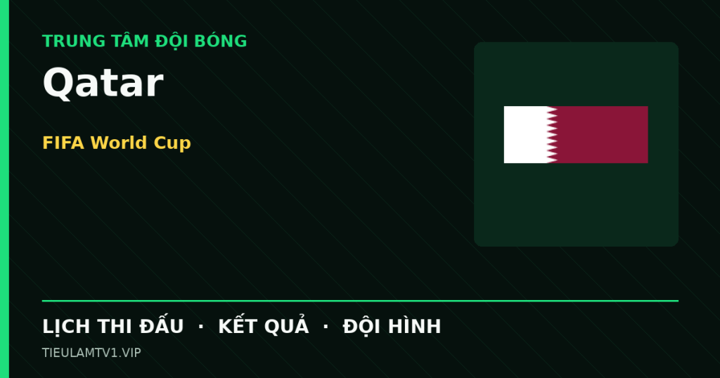 Đồ họa bóng đá Qatar tại FIFA World Cup