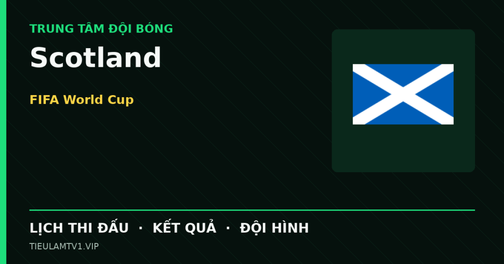 Đồ họa bóng đá Scotland tại FIFA World Cup