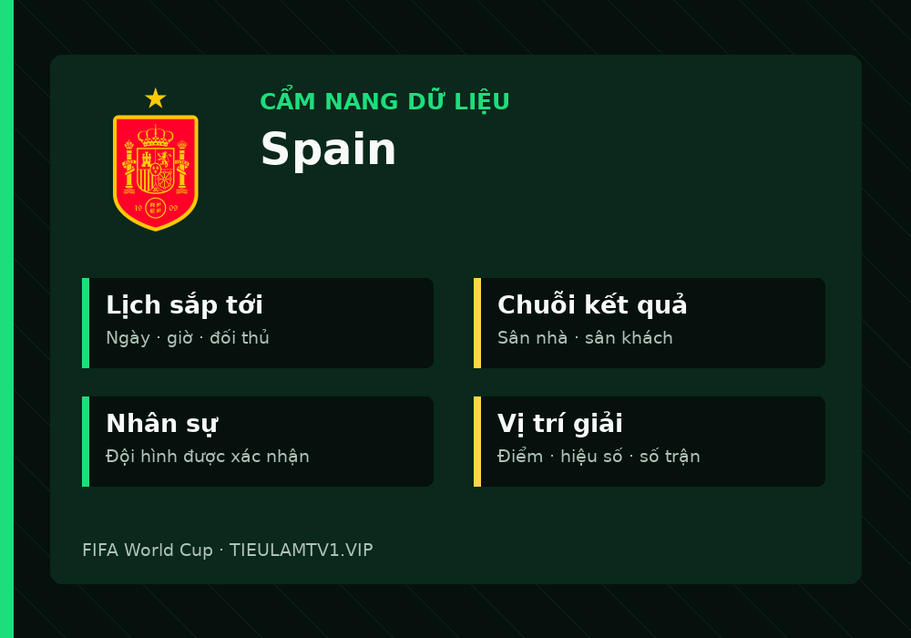 Phân tích phong độ và lối chơi Spain