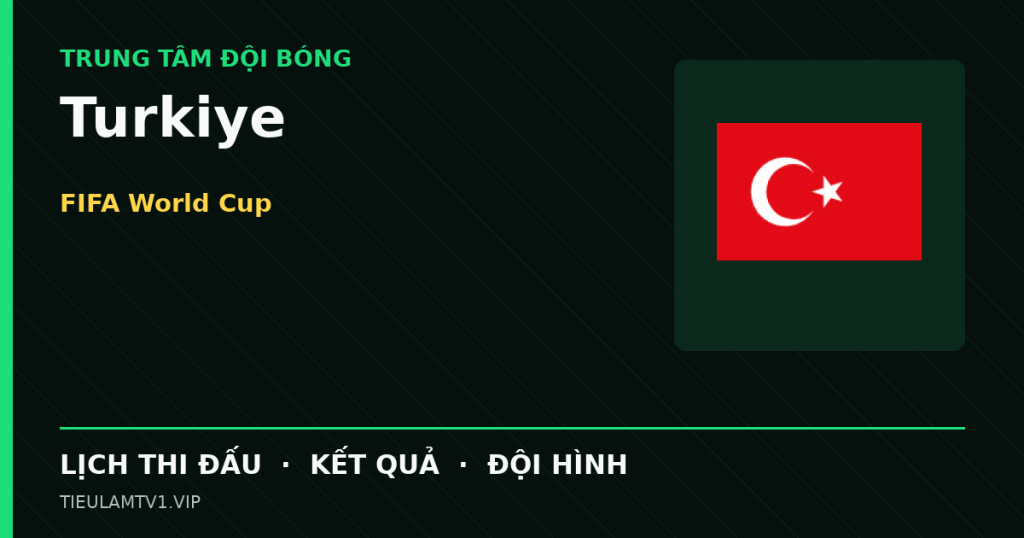 Đồ họa bóng đá Turkiye tại FIFA World Cup